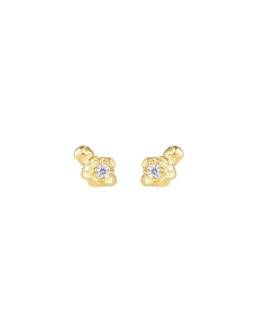 Nava Copenhagen | Azure Petite Studs - Forgyldt