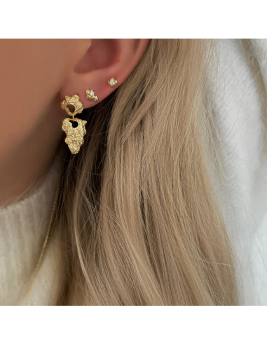 Nava Copenhagen | Azure Petite Studs - Forgyldt