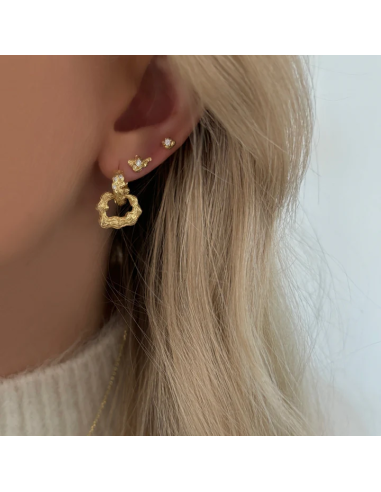 Nava Copenhagen | Rain Petite Studs - Forgyldt