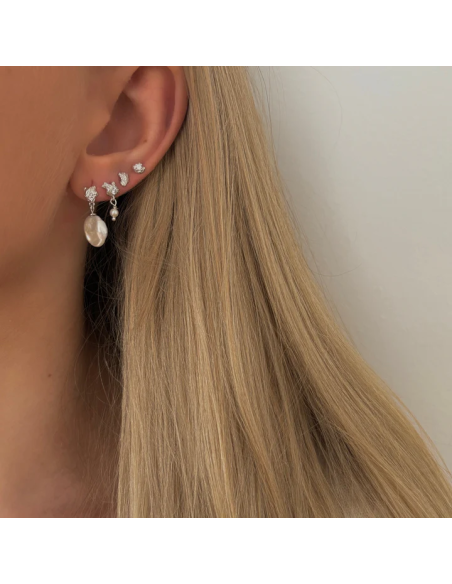 Nava Copenhagen | Zola Petite Studs - Sølv