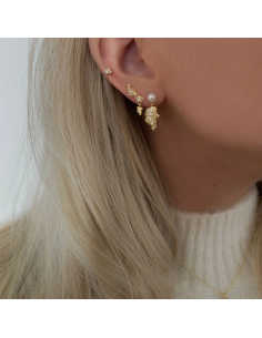 Nava Copenhagen | Gaia Earrings - Forgyldt 2