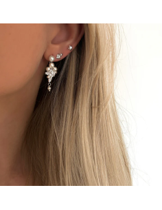 Nava Copenhagen | Azure Petite Studs - Sølv 2