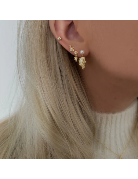 NAVA COPENHAGEN | Enya Earrings - Forgyldt