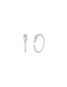 Nava Copenhagen | Brisa Petite Hoops - Sølv