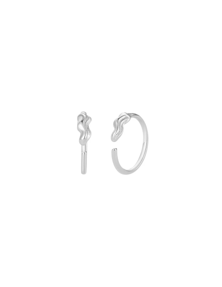 Nava Copenhagen | Brisa Petite Hoops - Sølv