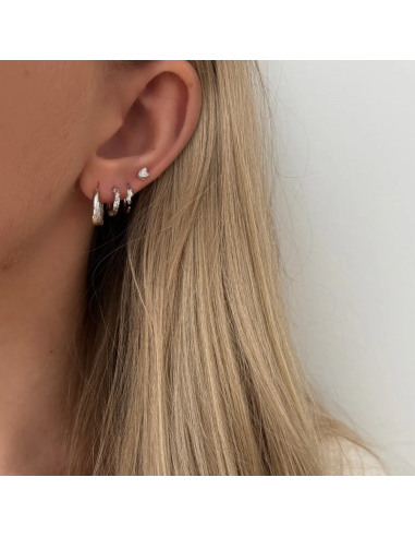 Nava Copenhagen | Brisa Petite Hoops - Sølv