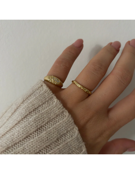 Nava Copenhagen | Cyra Ring - Forgyldt