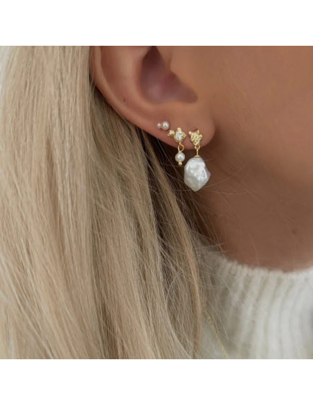 Nava Copenhagen | Nimue Earrings - Forgyldt