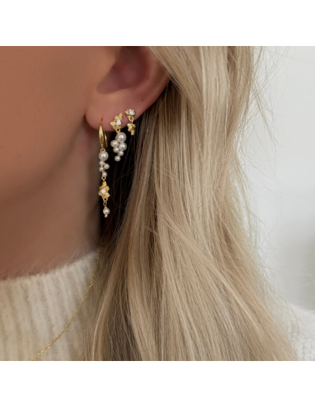 Nava Copenhagen | Illone Earringe - Forgyldt