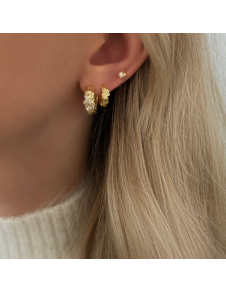 Nava Copenhagen | Tellus Earrings - Forgyldt