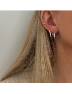 Nava Copenhagen | Elio Earrings XS - Sølv 2