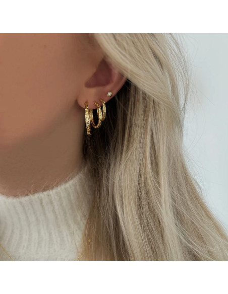 Nava Copenhagen | Elio Earrings S - Forgyldt