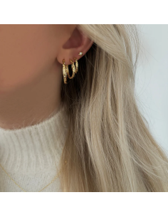 Nava Copenhagen | Elio Earrings L - Forgyldt 2