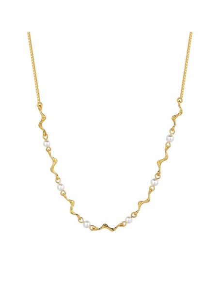 Nava Copenhagen | Lorelai Necklace Sølvforgyldt