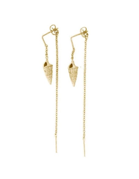 HEIRING | KONKYLIE ØREKÆDE FORGYLDT HEIRING | KONKYLIE ØREKÆDE FORGYLDT