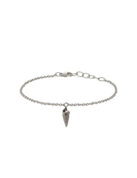 HEIRING | KONKYLIE ANKELKÆDE RHODINERET HEIRING | KONKYLIE ANKELKÆDE RHODINERET