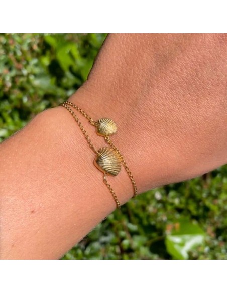 HEIRING | SHELL ARMBÅND FORGYLDT