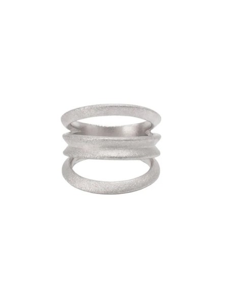 HEIRING | CLASSIC RING MED MED 4 RÆKKER RHODINERET
