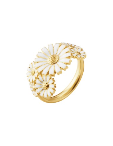 GEORG JENSEN | Daisy Sølv Ring med emalje