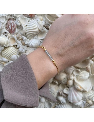 HEIRING | AKVAMARIN TOP TIL MULTISIZE ARMRING FORGYLDT