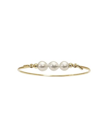 HEIRING | ARMRING MED BAROQUE PERLE  MULTISIZE ARMRING FORGYLDT