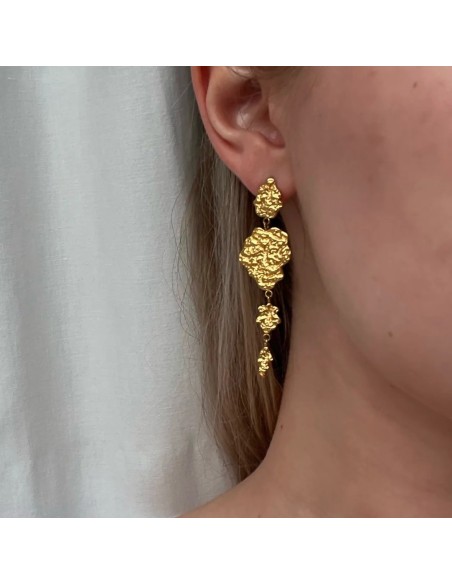 SISTIE | Sophia - Ørestikker Lang Forgyldt SISTIE | Sophia - Ørestikker Lang Forgyldt