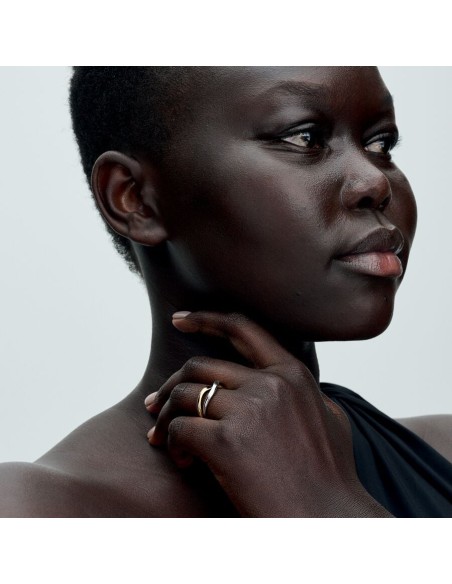 PANDORA | To-tonet sammenflettet båndring PANDORA | To-tonet sammenflettet båndring