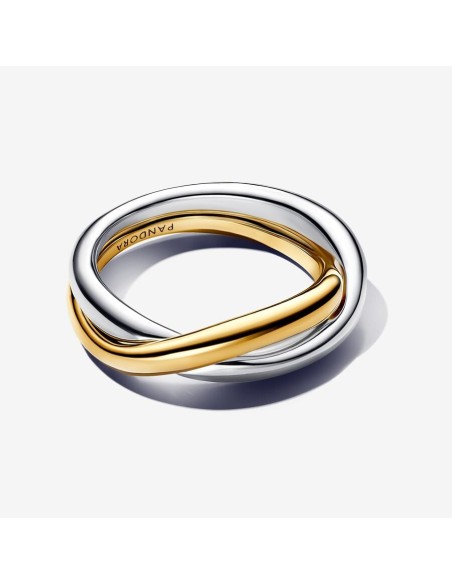 PANDORA | To-tonet sammenflettet båndring PANDORA | To-tonet sammenflettet båndring