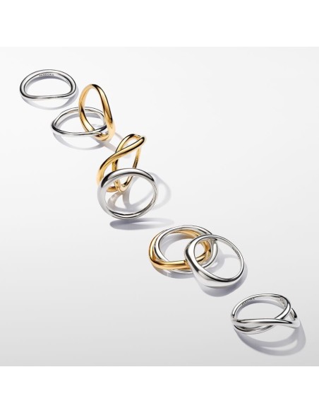 PANDORA | Organisk formede stabelbare ringe PANDORA | Organisk formede stabelbare ringe