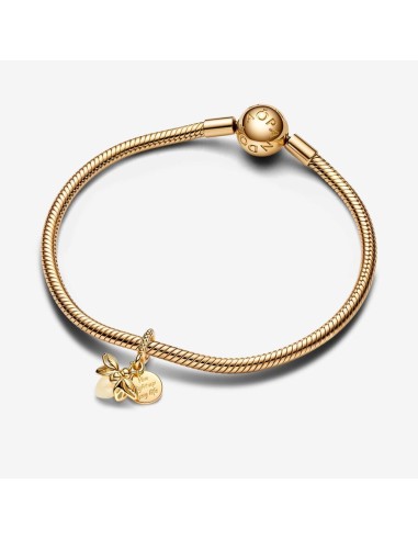 Pandora | Selvlysende Ildflue charm med vedhæng