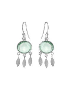 SUSANNE FRIIS BJØRNER | Øreringe med grøn kvarts