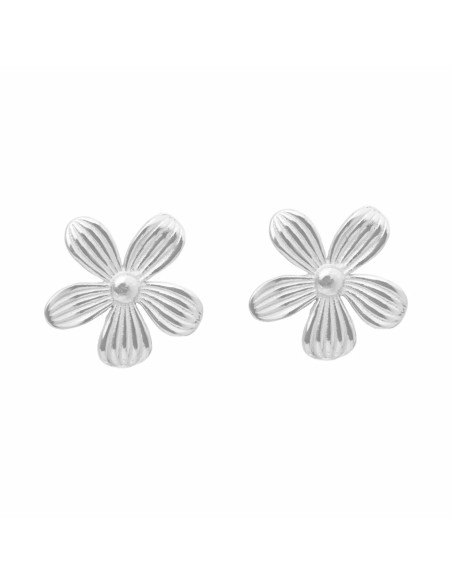 SUSANNE FRIIS BJØRNER | Øreringe sølv blomst 20mm