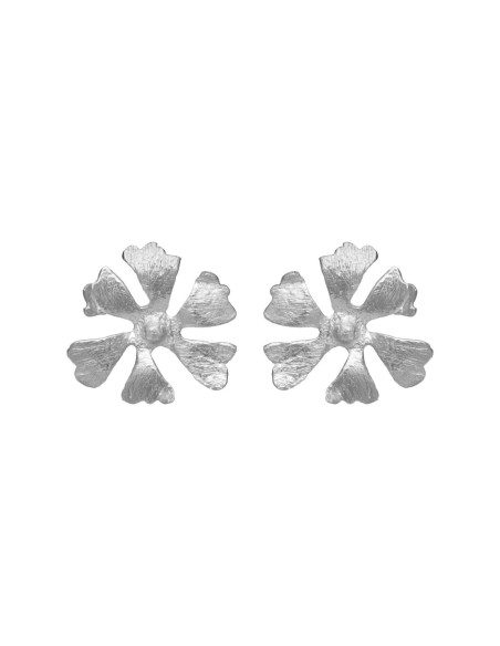 SUSANNE FRIIS BJØRNER | Øreringe sølv blomst 20mm