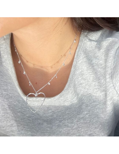 STINE A | Tout Petit Ile De L'Amour Necklace Silver