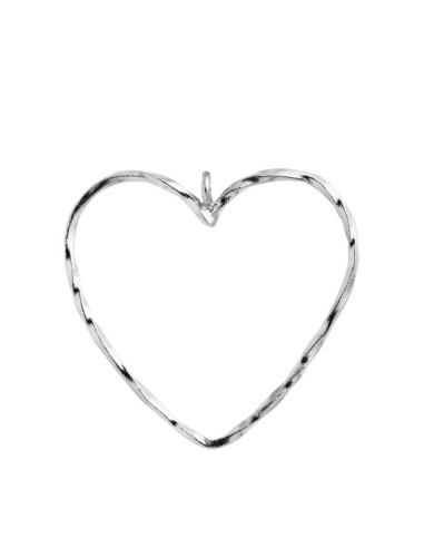 Funky Heart Pendant Silver