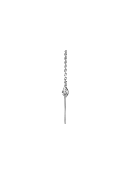 Tout Petit Dangling Ile De L´amour Earring Silver - Single Tout Petit Dangling Ile De L´amour Earring Silver - Single