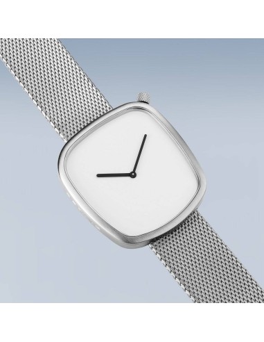 BERING | Pebble | børstet sølv