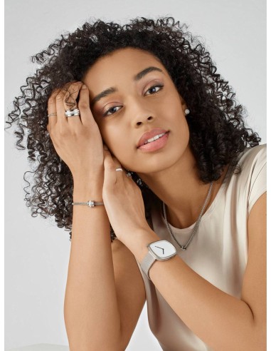 BERING | Pebble | børstet sølv