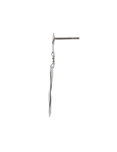 STINE A | Silver Reflection Earring Silver - Single