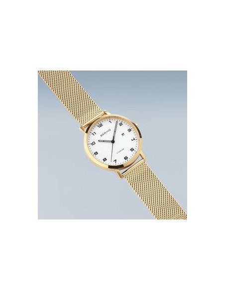 BERING | Unisex Titanium ur med mesch lænke