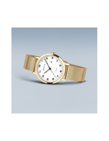 BERING | Unisex Titanium ur med mesch lænke