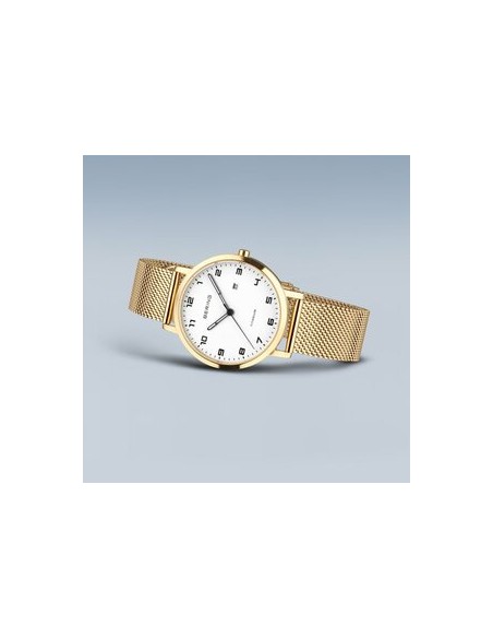 BERING | Unisex Titanium ur med mesch lænke