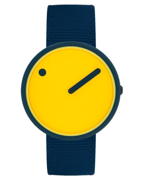 PICTO | 40 MM / PINK REEF URSKIVE / MARINEBLÅ GENANVENDT REM PICTO | 40 MM / PINK REEF URSKIVE / MARINEBLÅ GENANVENDT REM