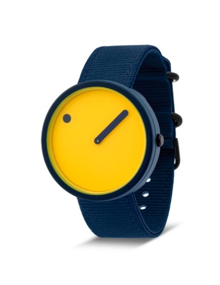 PICTO | 40 MM / PINK REEF URSKIVE / MARINEBLÅ GENANVENDT REM PICTO | 40 MM / PINK REEF URSKIVE / MARINEBLÅ GENANVENDT REM