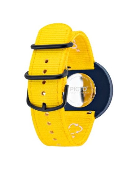 PICTO | 40 MM / ELECTRIC YELLOW URSKIVE / ELECTRIC YELLOW GENANVENDT REM PICTO | 40 MM / ELECTRIC YELLOW URSKIVE / ELECTRIC YELLOW GENANVENDT REM