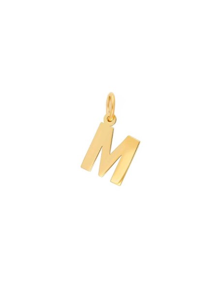 Siersbøl | 14kt. guldvedhæng bogstav - M
