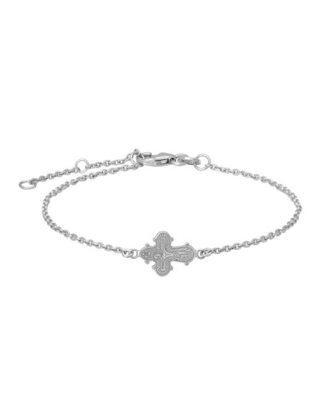 Siersbøl | Rhod. sølvarmbånd dagmarkors Siersbøl | Rhod. sølvarmbånd dagmarkors