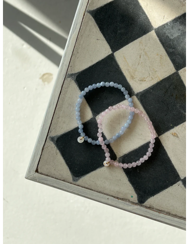 SOÏ | Aquamarin | Krystal armbånd