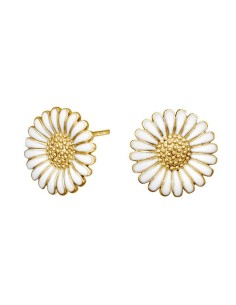 Siersbøl | Forg. sølvørestikker Marguerit 15mm