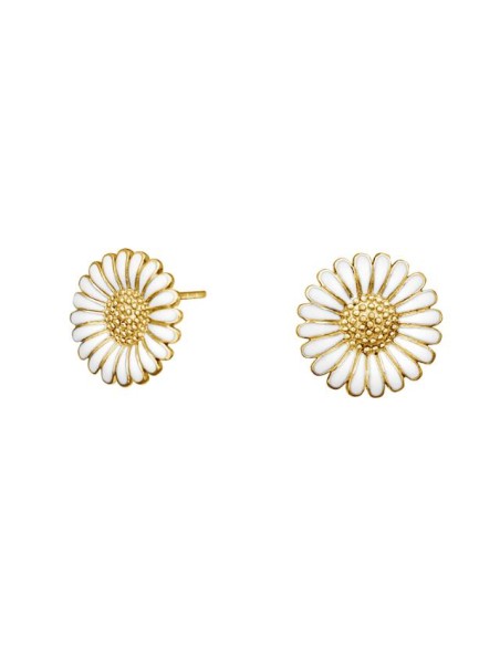 Siersbøl | Forg. sølvørestikker Marguerit 10mm